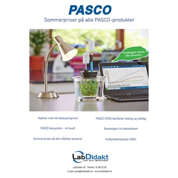 Sommerpriser på alle PASCO-produkter